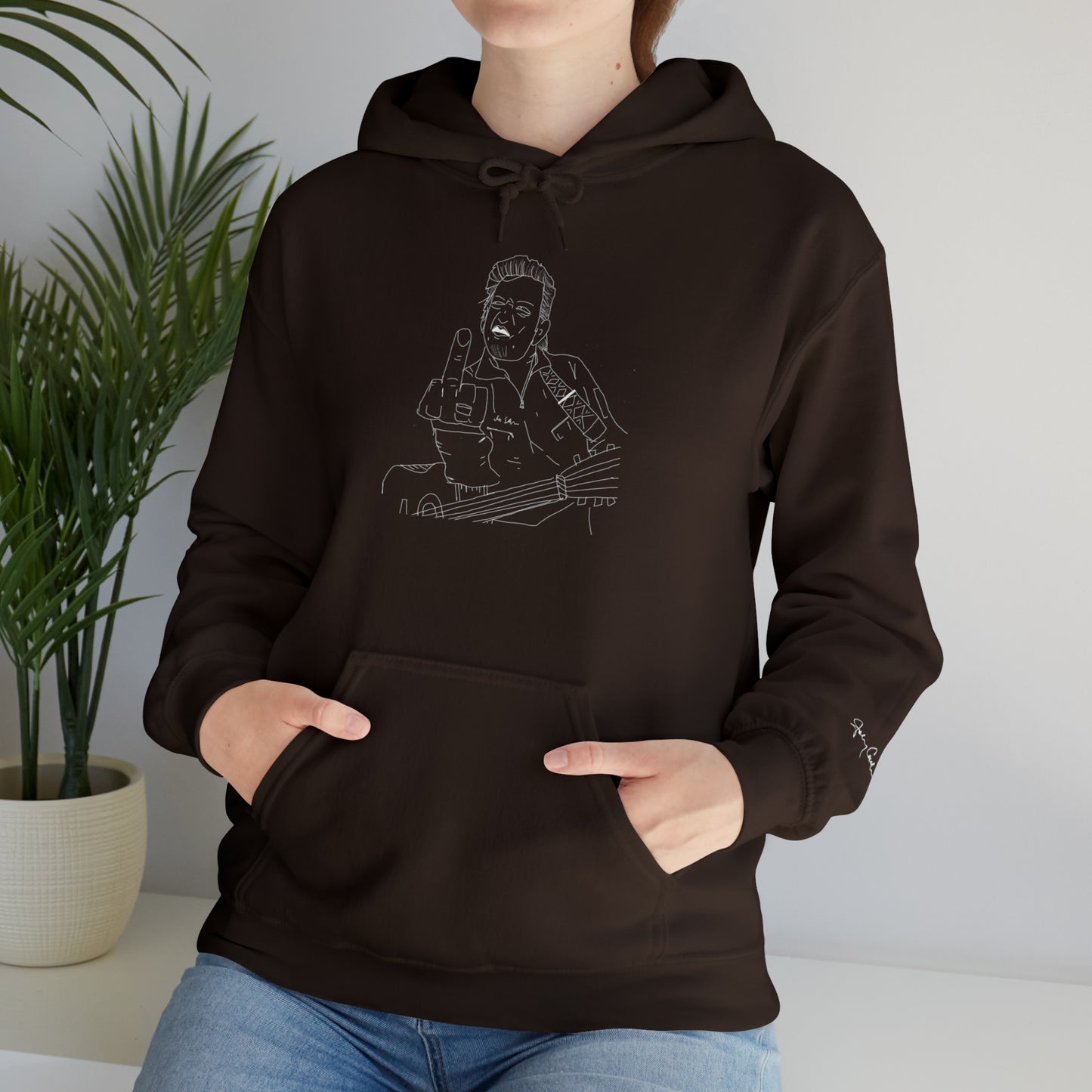 Cash Classic w Signature Sleeve Hooded Sweatshirt