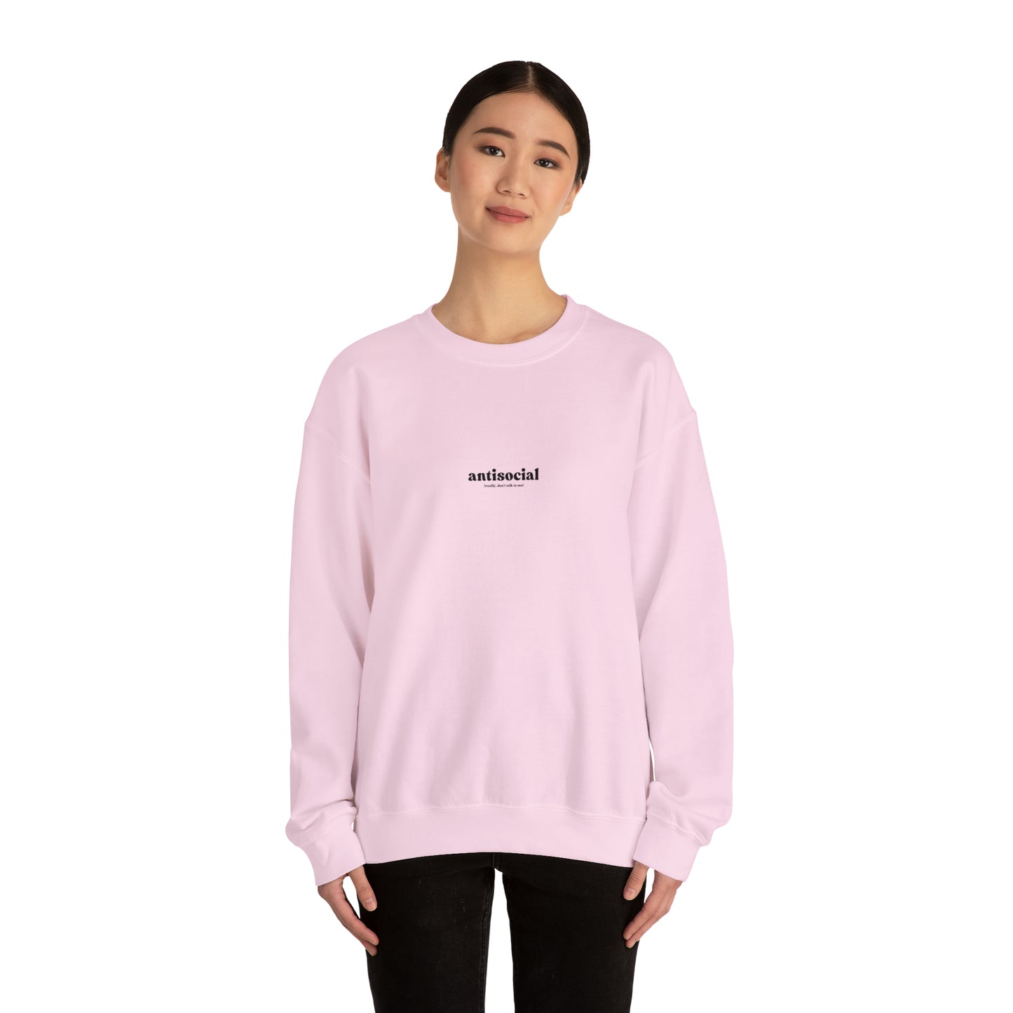 Antisocial Unisex Heavy Blend™ Crewneck Sweatshirt