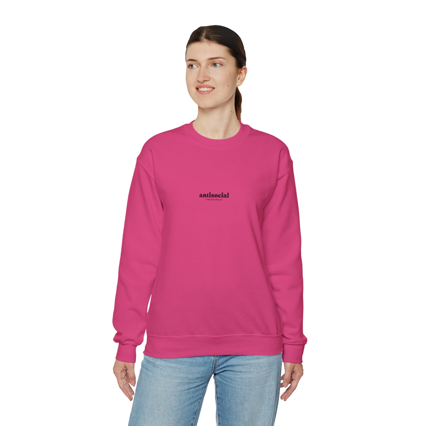 Antisocial Unisex Heavy Blend™ Crewneck Sweatshirt