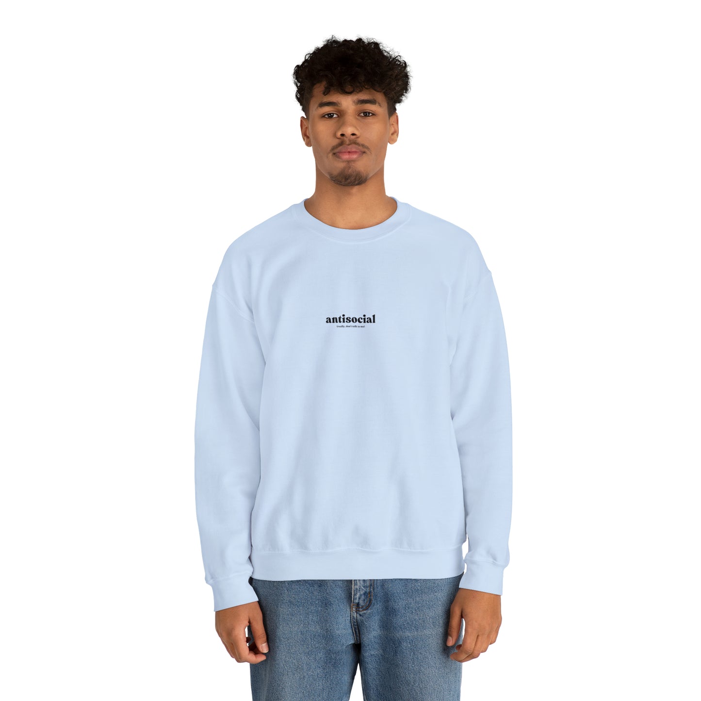 Antisocial Unisex Heavy Blend™ Crewneck Sweatshirt