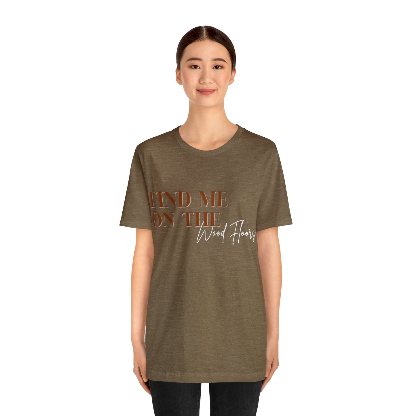 Line Dance Wood Floors | Unisex Jersey Short Sleeve Tee