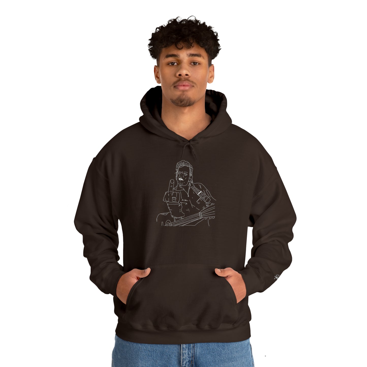 Cash Classic w Signature Sleeve Hooded Sweatshirt