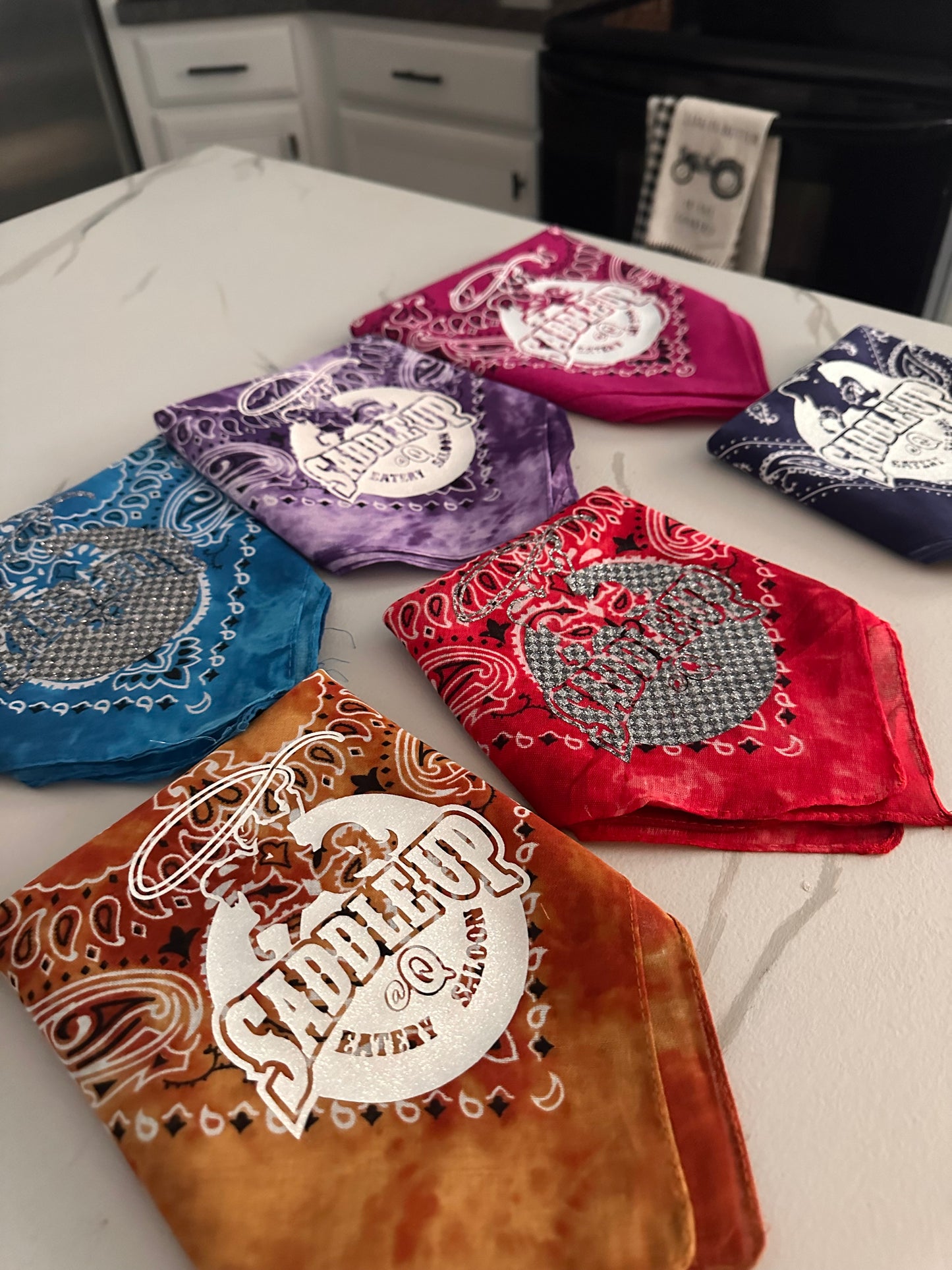 Custom Saddle Up @ Q Bandanas